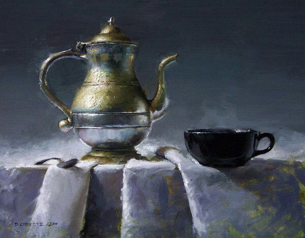 آموزش نقاشی رنگ روغن